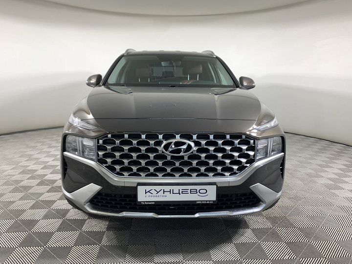 HYUNDAI Santa Fe 2.2, 2021 года, Робот, КОРИЧНЕВЫЙ