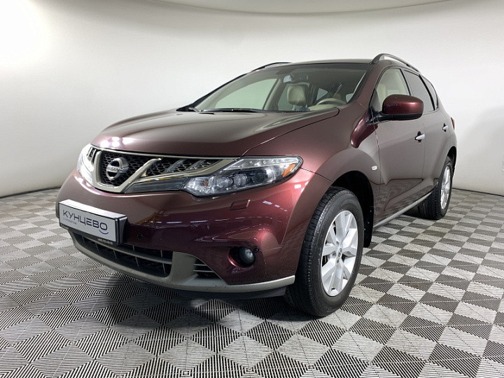 NISSAN Murano 3.5, 2013 года, Вариатор, ТЕМНО-БОРДОВЫЙ