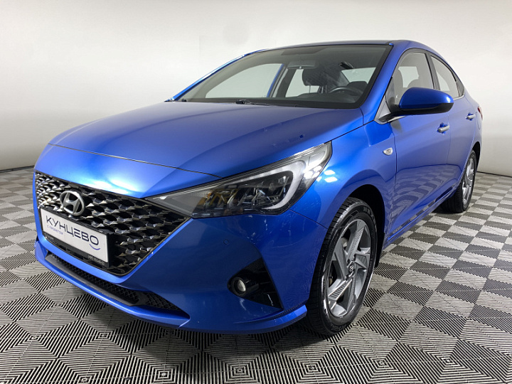 Hyundai Solaris 1.6, 2020 года, Автоматическая, Синий
