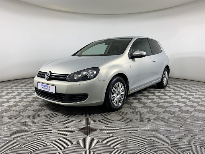 VOLKSWAGEN Golf 1.4, 2012 года, Робот, Серебристо-желтый