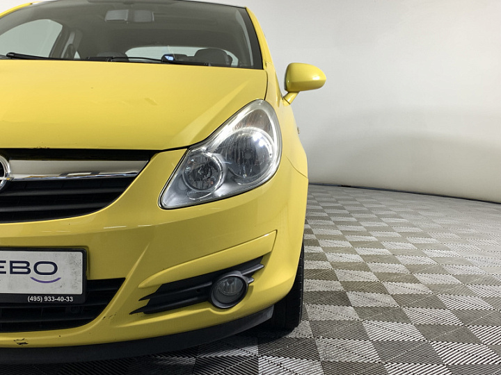 Opel Corsa 1.4, 2008 года, Автоматическая, Желтый