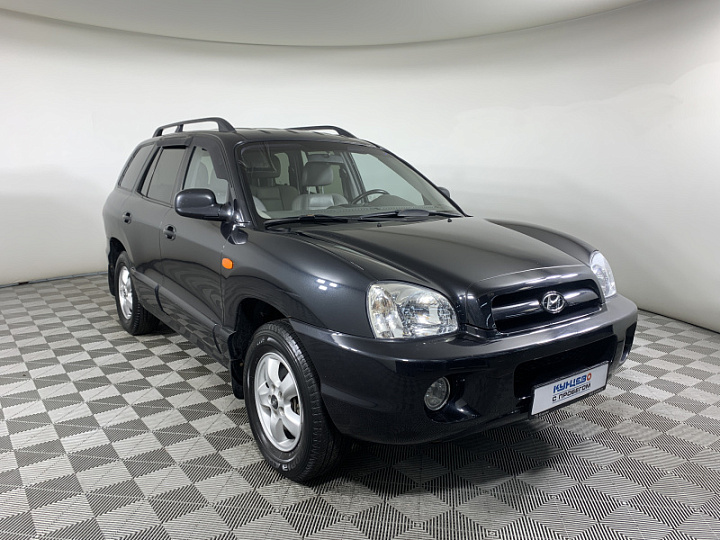 HYUNDAI Santa Fe 2.7, 2008 года, Автоматическая, ЧЕРНЫЙ