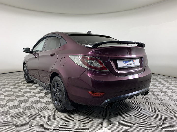 HYUNDAI Solaris 1.6, 2011 года, Механика, ФИОЛЕТОВЫЙ