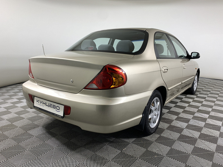 KIA Spectra 1.6, 2008 года, Механика, Золотистый