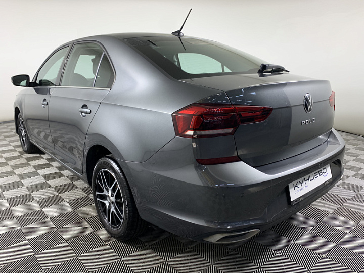 Volkswagen Polo 1.6, 2021 года, Автоматическая, Серый