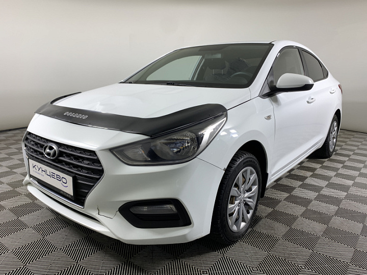 HYUNDAI Solaris 1.4, 2019 года, Механика, БЕЛЫЙ