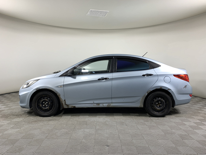 HYUNDAI Solaris 1.4, 2011 года, Механика, Серо-голубой