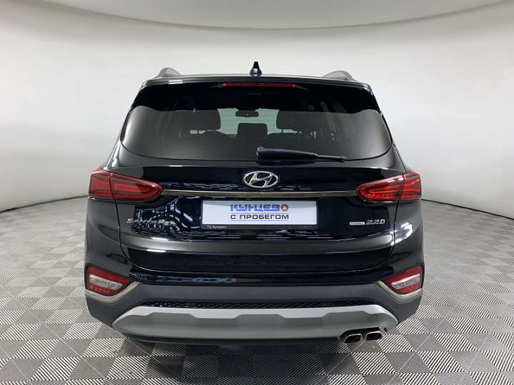 HYUNDAI Santa Fe 2.2, 2019 года, Автоматическая, ЧЕРНЫЙ