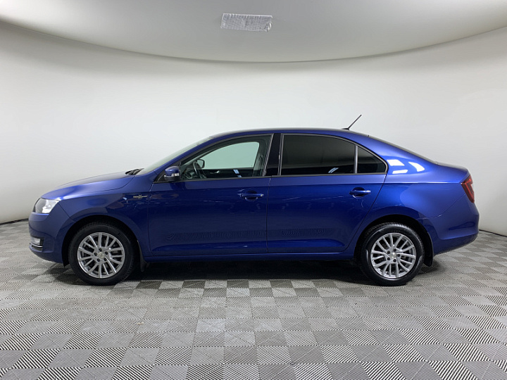 SKODA Rapid 1.6, 2019 года, Автоматическая, ЯРКО-СИНИЙ