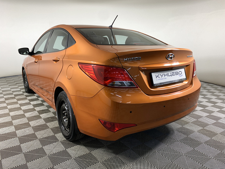 HYUNDAI Solaris 1.6, 2015 года, Автоматическая, ОРАНЖЕВЫЙ
