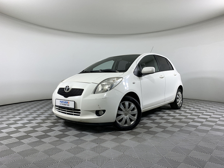TOYOTA Yaris 1.3, 2008 года, Робот, БЕЛЫЙ