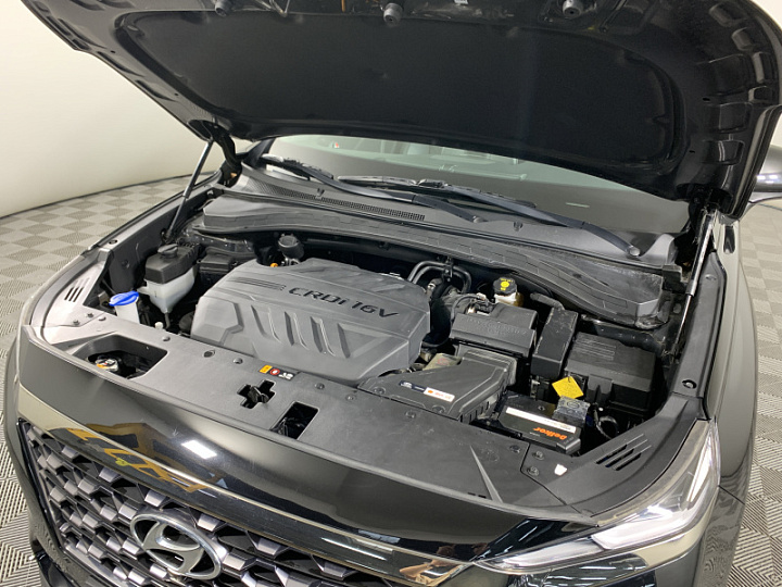 HYUNDAI Santa Fe 2.2, 2019 года, Автоматическая, ЧЕРНЫЙ