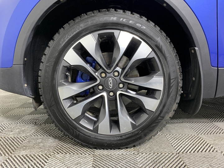 CHERY Tiggo 4 1.5, 2021 года, Робот, СИНИЙ