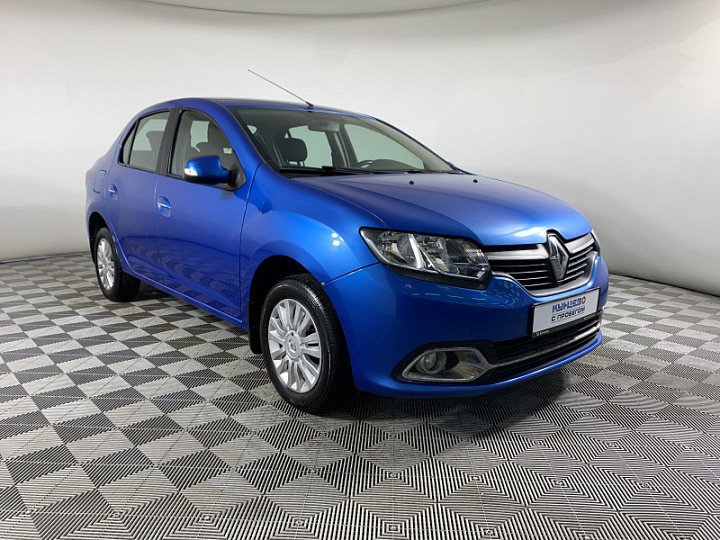 RENAULT Logan 1.6, 2015 года, Робот, Светло-синий