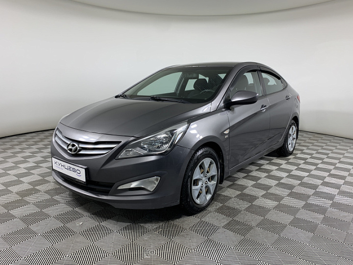 HYUNDAI Solaris 1.6, 2015 года, Автоматическая, ТЕМНО-СЕРЫЙ