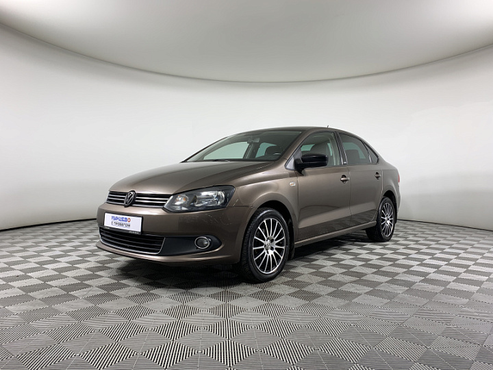 VOLKSWAGEN Polo 1.6, 2014 года, Автоматическая, КОРИЧНЕВЫЙ
