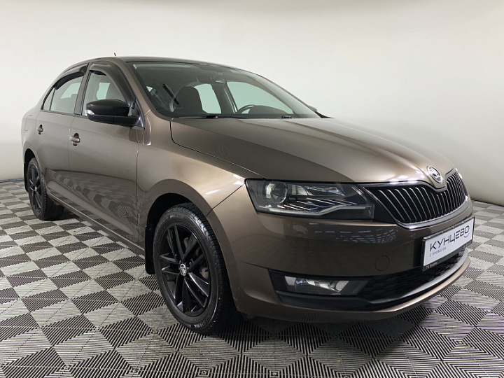 Skoda Rapid 1.4, 2017 года, dsg-7, Коричневый