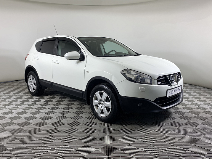 Nissan Qashqai 2, 2011 года, Вариатор, Белый
