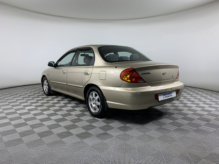 KIA Spectra 1.6, 2008 года, Автоматическая, Золотистый