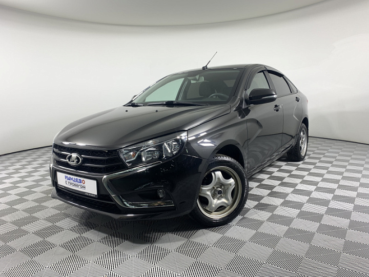 Lada Vesta 1.6, 2019 года, Робот, ЧЕРНЫЙ
