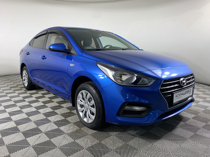 HYUNDAI Solaris 1.6, 2017 года, Автоматическая, СИНИЙ