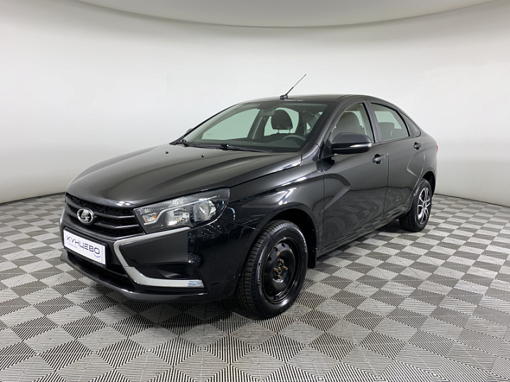 Lada Vesta 1.6, 2016 года, Робот, ЧЕРНЫЙ