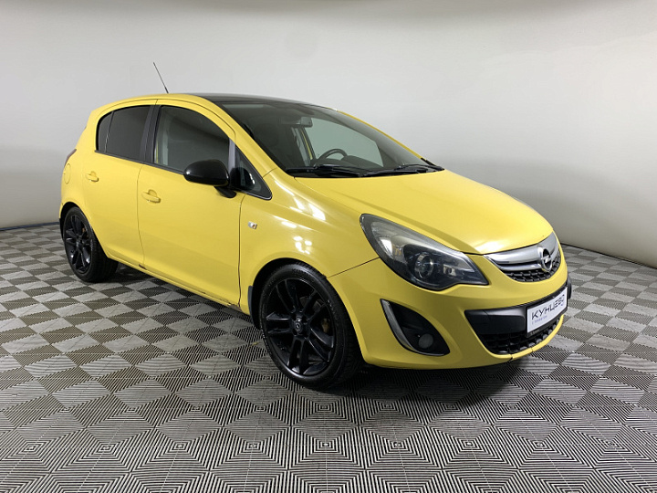Opel Corsa 1.4, 2013 года, Автоматическая, желтый