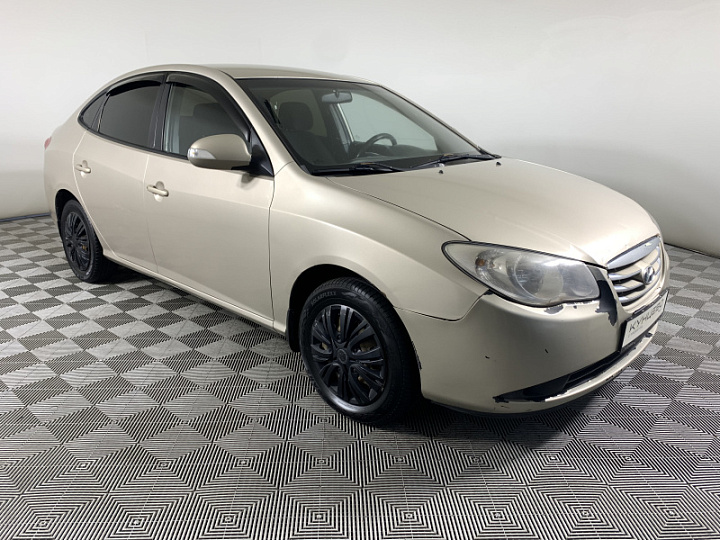 Hyundai Elantra 1.6, 2010 года, Автоматическая, Желтый
