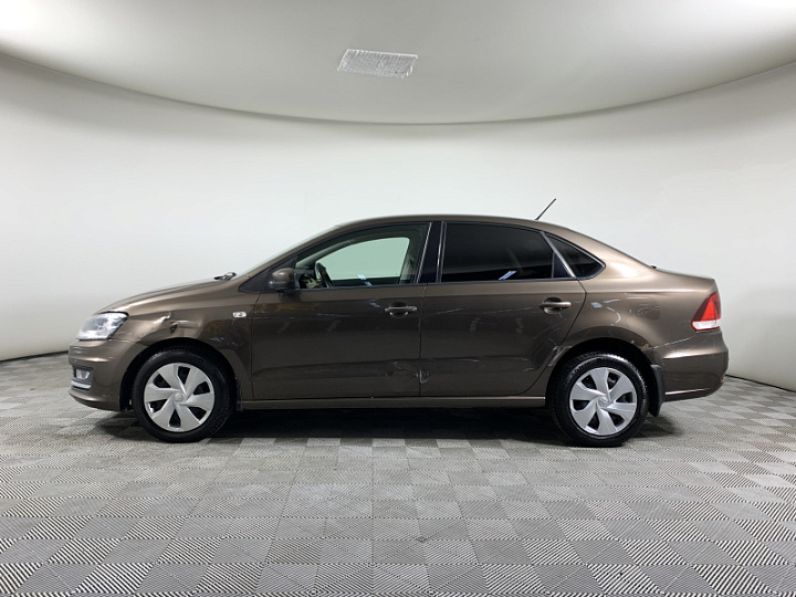 VOLKSWAGEN Polo 1.6, 2016 года, Автоматическая, КОРИЧНЕВЫЙ