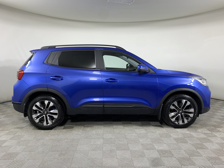 CHERY Tiggo 4 1.5, 2021 года, Робот, СИНИЙ