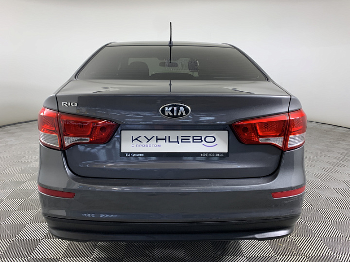 KIA Rio 1.6, 2016 года, Механика, ТЕМНО-СЕРЫЙ