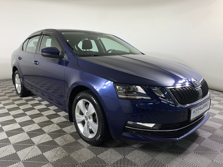 Skoda Octavia 1.8, 2017 года, Робот, ТЕМНО-СИНИЙ
