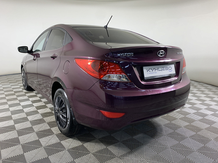 HYUNDAI Solaris 1.6, 2012 года, Механика, ФИОЛЕТОВЫЙ