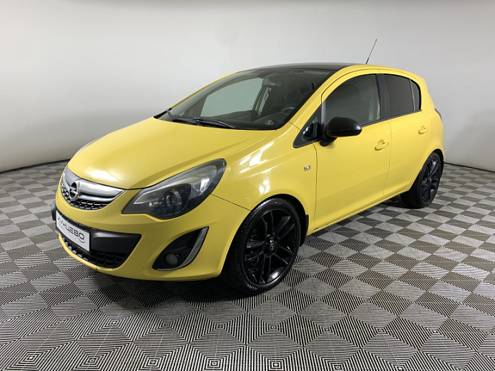 Opel Corsa 1.4, 2013 года, Автоматическая, желтый