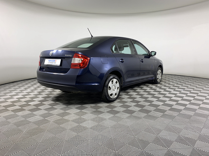 SKODA Rapid 1.6, 2014 года, Автоматическая, ТЕМНО-СИНИЙ