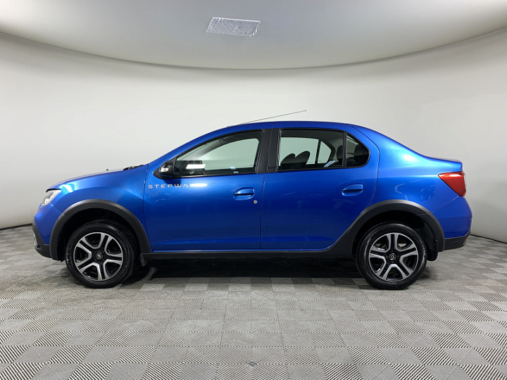 RENAULT Logan 1.6, 2019 года, Вариатор, Светло-синий