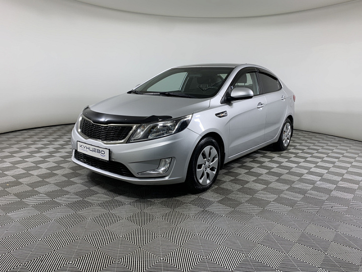 KIA Rio 1.6, 2012 года, Механика, Серебристый