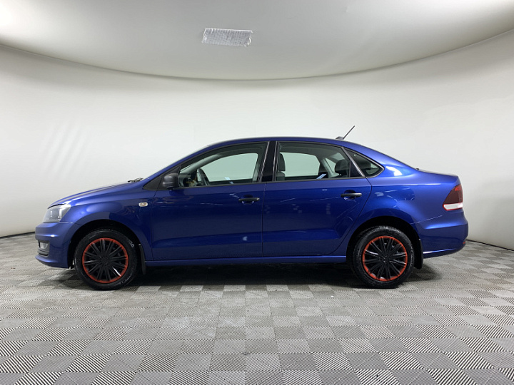 VOLKSWAGEN Polo 1.6, 2018 года, Механика, ЯРКО-СИНИЙ