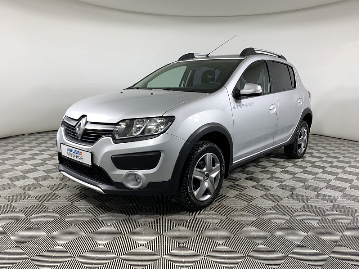RENAULT Sandero Stepway 1.6, 2018 года, Автоматическая, Серебристо-желтый