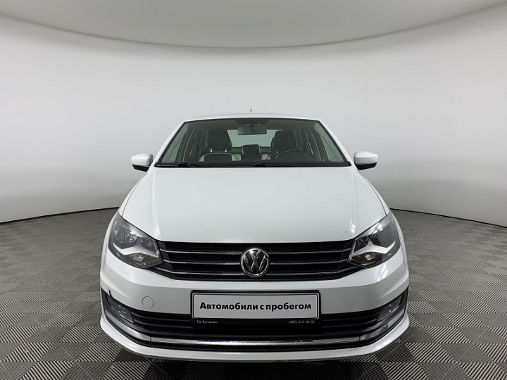 VOLKSWAGEN Polo 1.6, 2015 года, Автоматическая, Белый (темно-серый)