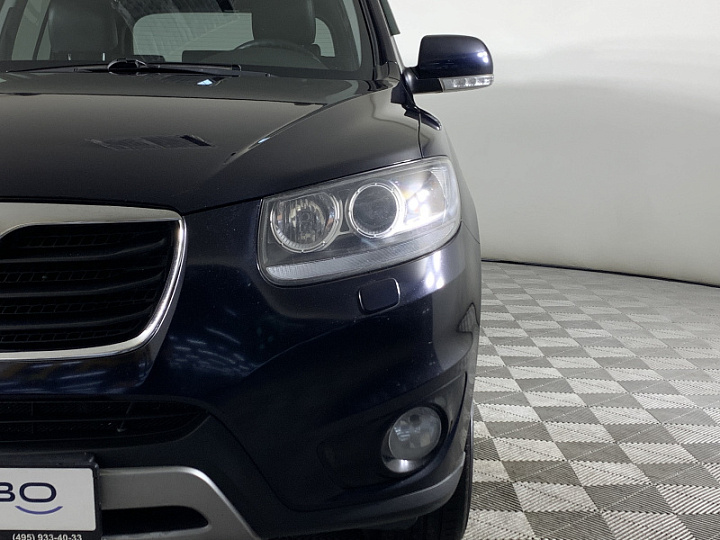 Hyundai Santa Fe 2.2, 2012 года, Автоматическая, Синий
