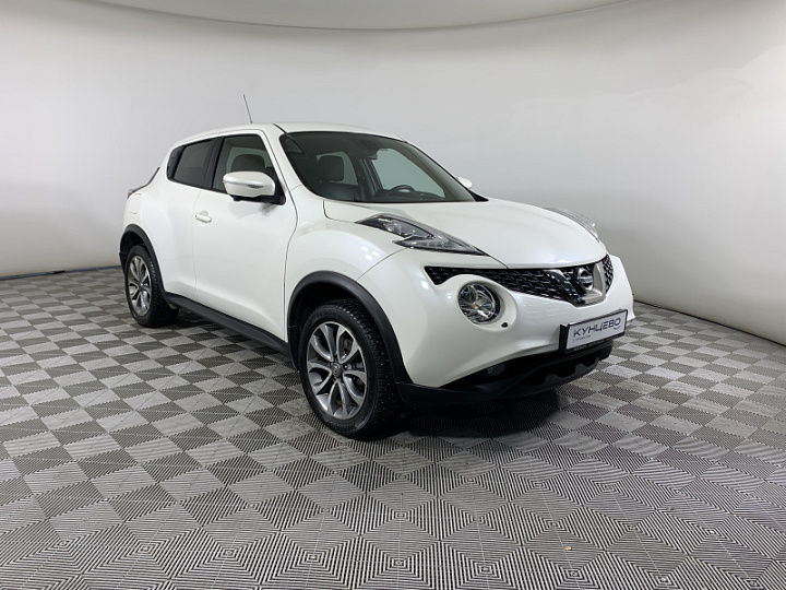 NISSAN Juke 1.6, 2017 года, Вариатор, БЕЛЫЙ