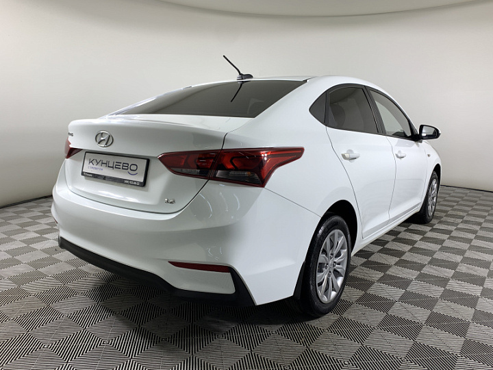 Hyundai Solaris 1.6, 2018 года, Автоматическая, белый
