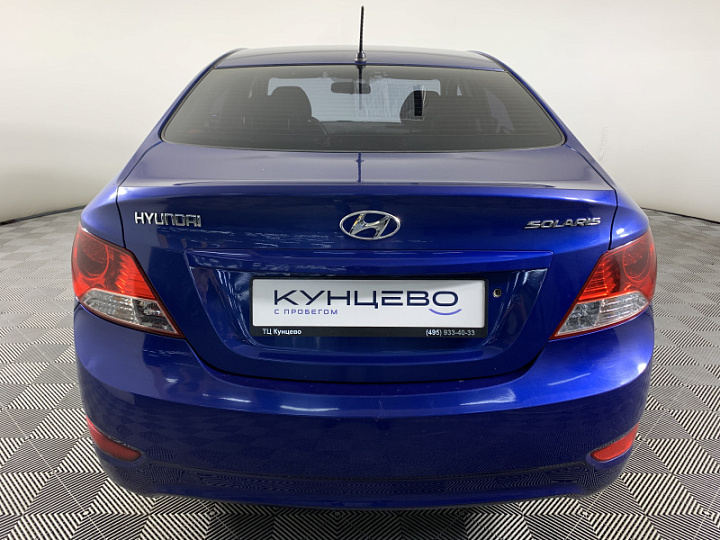 Hyundai Solaris 1.6, 2011 года, Автоматическая, ТЕМНО-СИНИЙ