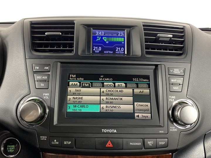 TOYOTA Highlander 3.5, 2012 года, Автоматическая, ЧЕРНЫЙ