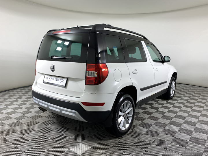 SKODA Yeti 1.8, 2015 года, Робот, БЕЛЫЙ