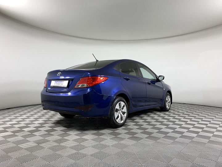 HYUNDAI Solaris 1.6, 2014 года, Механика, СИНИЙ
