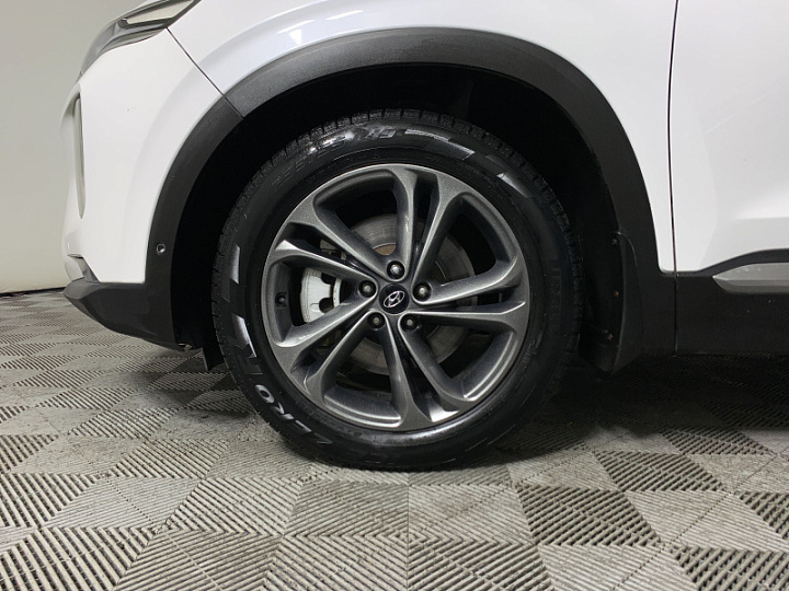 HYUNDAI Santa Fe 2.2, 2019 года, Автоматическая, БЕЛЫЙ