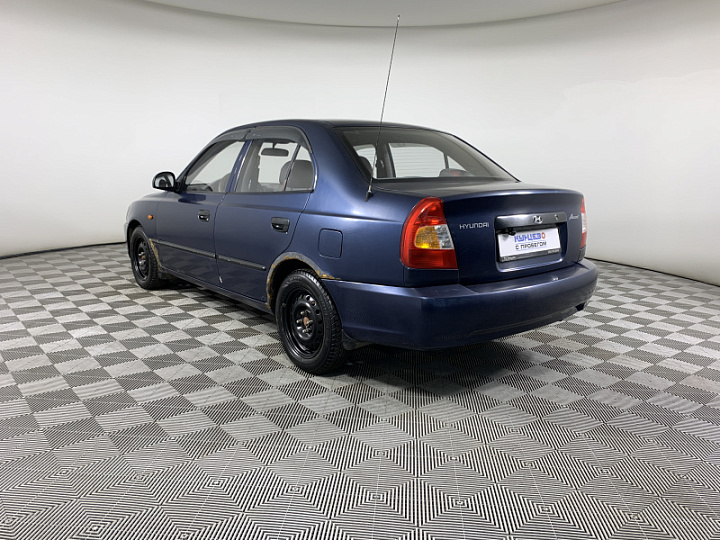 HYUNDAI Accent 1.5, 2006 года, Механика, СИНИЙ