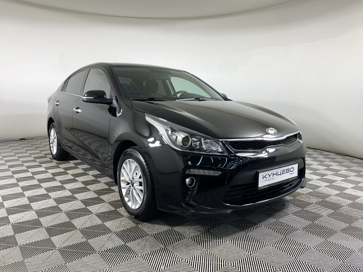 KIA Rio 1.6, 2019 года, Автоматическая, ЧЕРНЫЙ